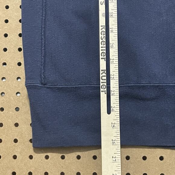 VTG Champion Sweater Mens Large Navy Reverse Weave Notre Dame Fighting Irish USA - Picture 10 of 11